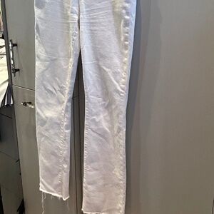 L"AGENCE RUTH STRAIGHT LEG  WHITE JEANS SIZE 31